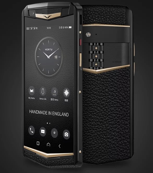 Chiếc điện thoại Vertu Aster P. Vertu Aster P được sản xuất thủ công tại Anh