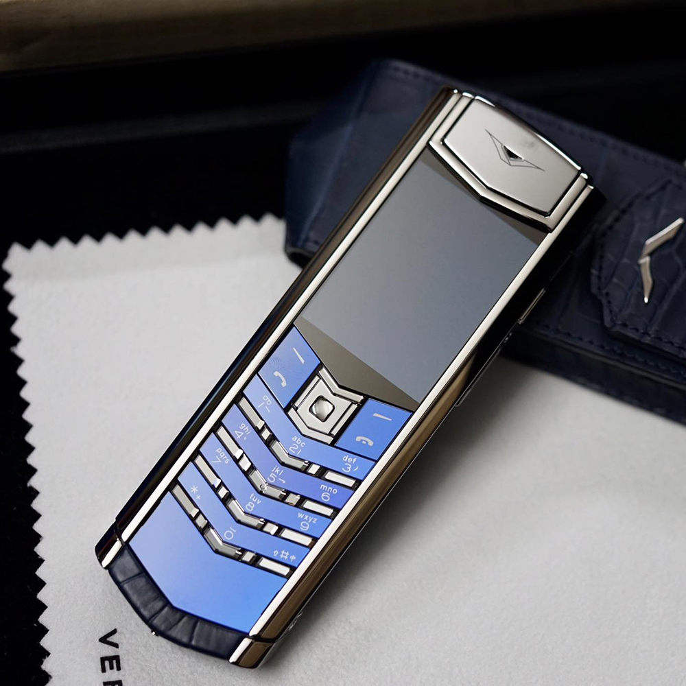 Điện thoại Vertu Signature S Navy Alligator