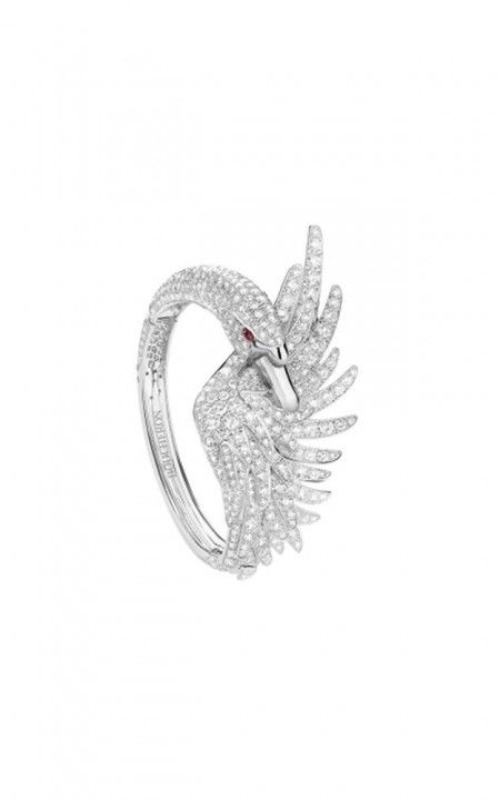 Cypris, the swan bracelet Diamonds, JBT00587M