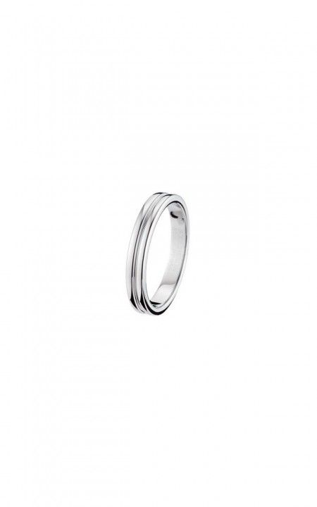 Godron Platinum Small Wedding Band, JAL00113