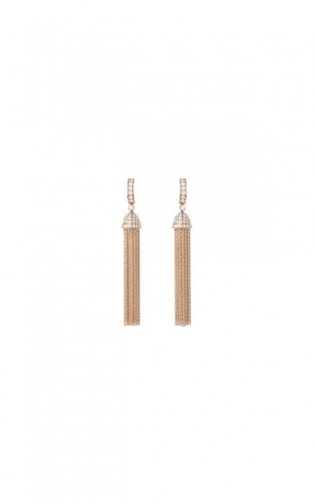 Pompon Pendant Earrings, JCO01218M