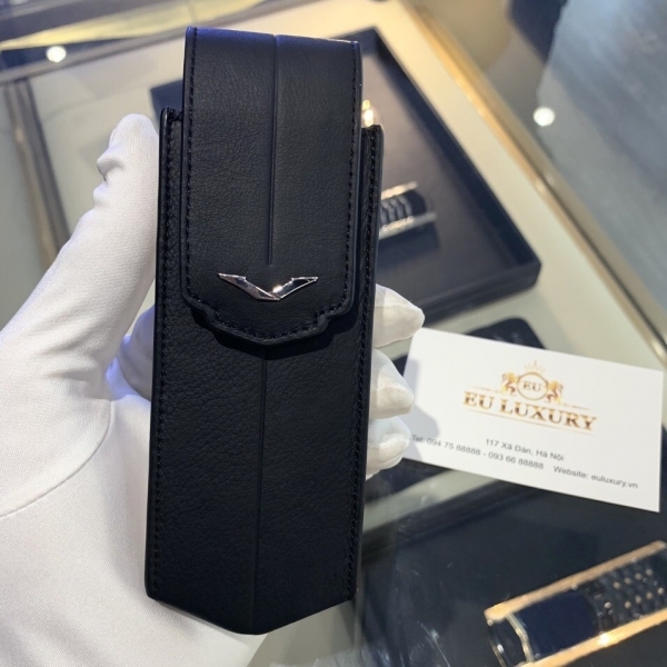 Bao Da Vertu Signature S có nắp khóa trắng