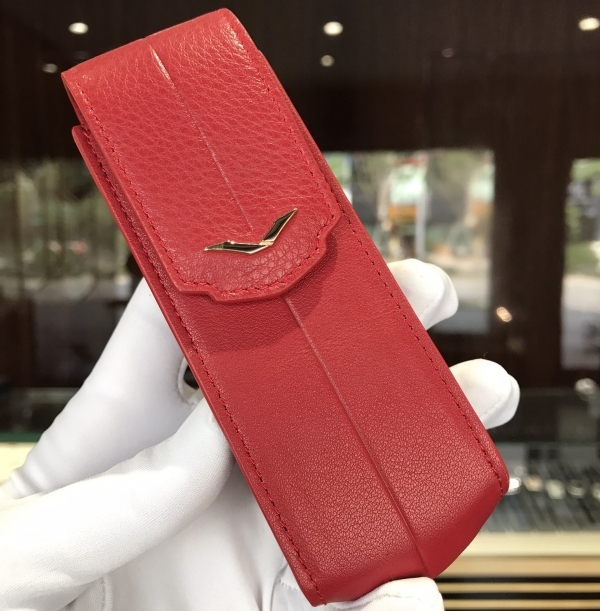 Bao Da Vertu Signature S đỏ có nắp