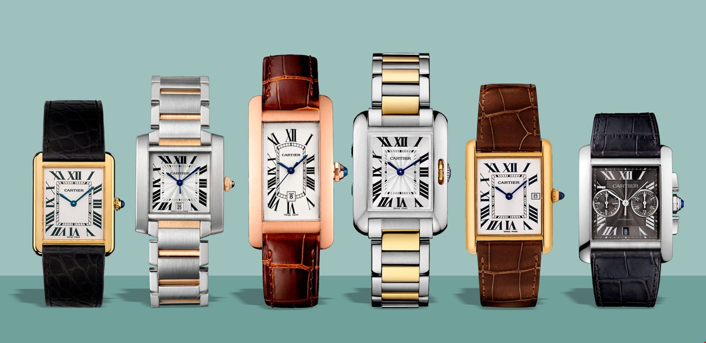 Những chiếc đồng hồ cartier mặt vuông được săn đón nhất thế giới