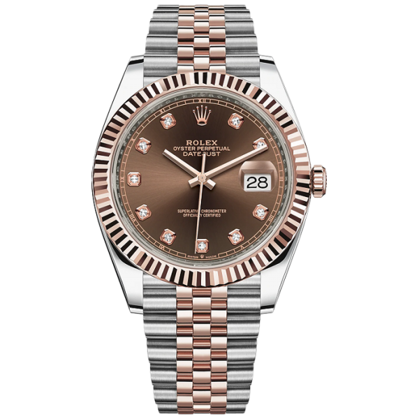 Đồng Hồ Rolex Datejust 36 126231 Mặt Chocolate, Cọc số KIm cương, Dây Đeo Jubilee