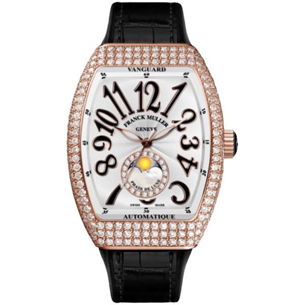 Đồng Hồ Franck Muller V32 Moonphase Rose Gold Diamond