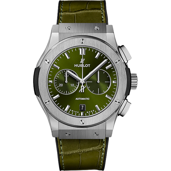 Đồng hồ HUBLOT Classic Fusion Chronograph Titanium Green