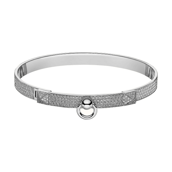 Lắc Tay Hermes Collier De Chien Vàng Trắng Full kim