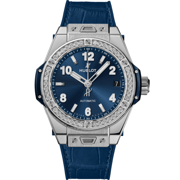 Đồng hồ Hublot Big Bang One Click Steel Blue Diamonds 39mm