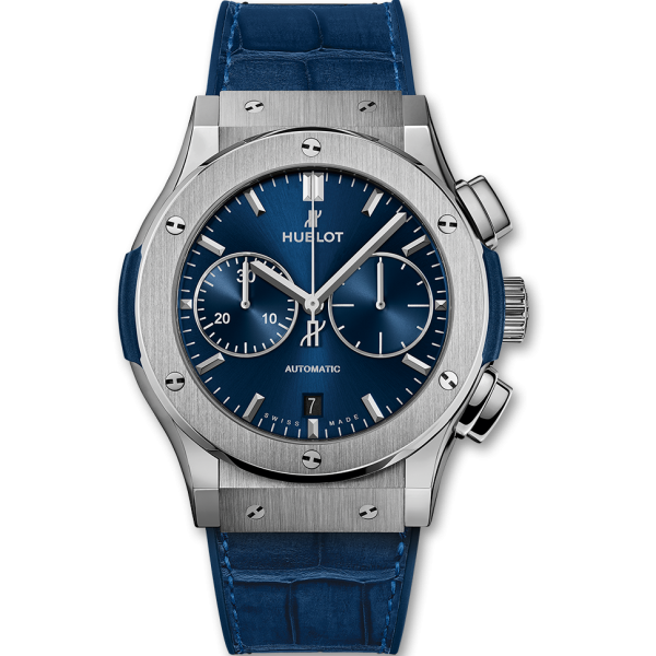 Đồng hồ  Hublot Classic Fusion Blue Chronograph Titanium Blue Dial