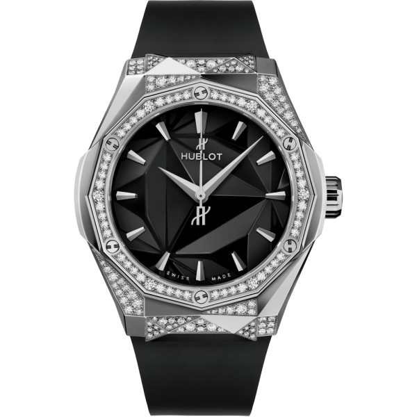 Đồng hồ Hublot Classic Fusion Orlinski Titanium Alternative Pave 40mm