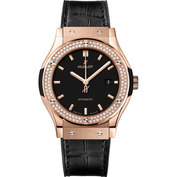 Đồng Hồ Hublot Classic Fusion King Gold Diamonds  42 mm