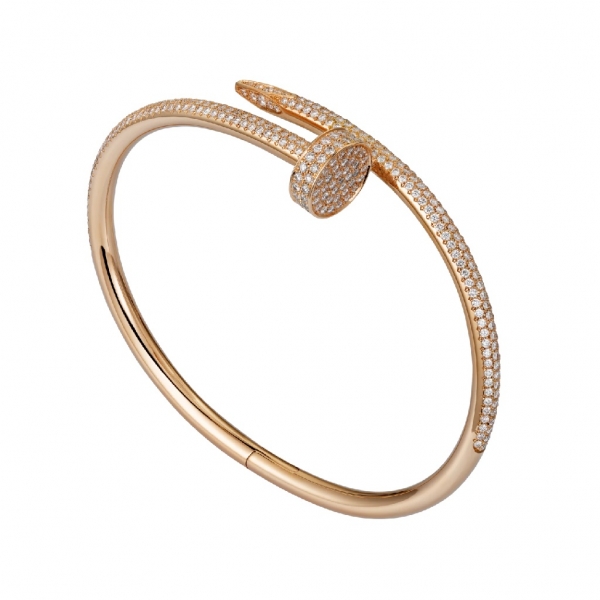 Lắc Tay Cartier Juste Un Clou Đầu Đinh Full Kim Cương