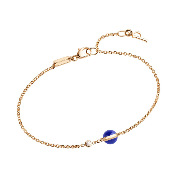 Lắc tay Rose gold lapis lazuli diamond bracel G36PB800