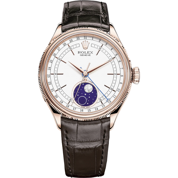 Đồng Hồ Rolex 50535 Cellini Moonphase Rose Gold 39mm