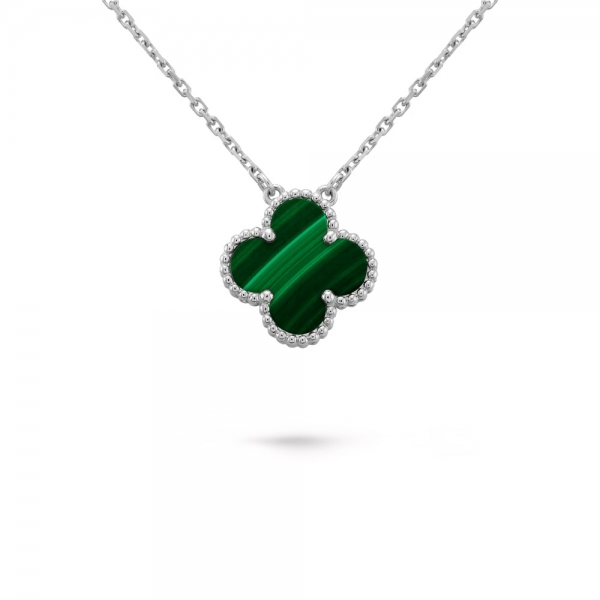 Dây chuyền Van Cleef & Arpels Alhambra necklace vàng trắng