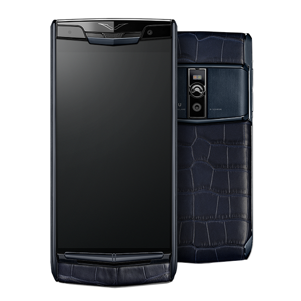 Vertu New Signature Touch Pure Navy Alligator