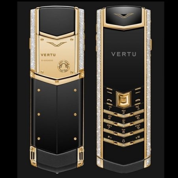 Vertu Signature S Yellow Gold Full Diamonds