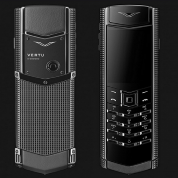 Vertu  Signature S Clous de Paris Steel Black