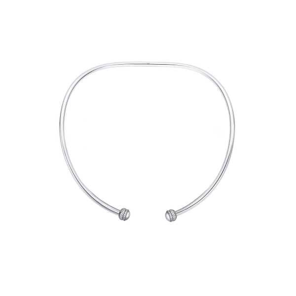 Vòng cổ White gold diamond necklace G37P9400