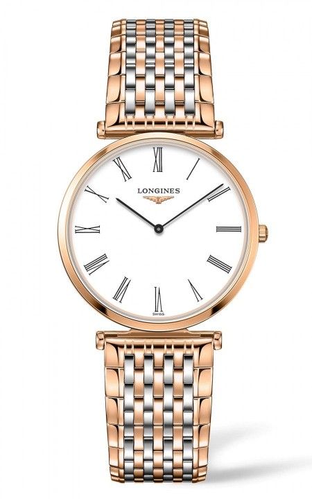 La Grande Classique de Longines 24mm White Dial Stainless Steel/PVD