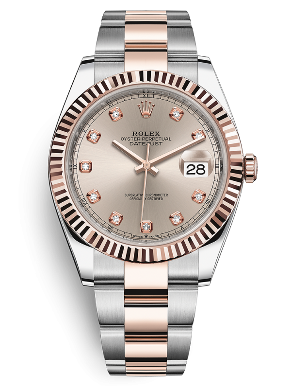 Đồng Hồ Rolex Datejust 41mm  Everose Gold Oyster 126331