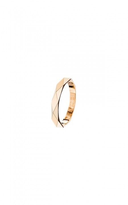 Facette yellow gold Wedding Band, JAL00092