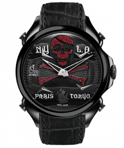 Jacob & Co PALATIAL FIVE TIME ZONE PIRATE BLACK PVD