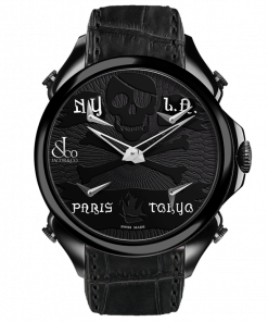 Jacob & Co PALATIAL FIVE TIME ZONE PIRATE BLACK PVD