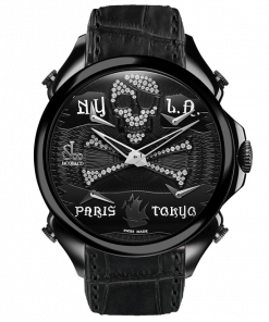 Jacob & Co PALATIAL FIVE TIME ZONE PIRATE BLACK PVD