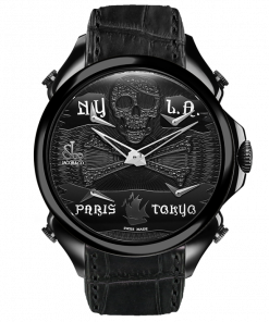 Jacob & Co PALATIAL FIVE TIME ZONE PIRATE BLACK PVD