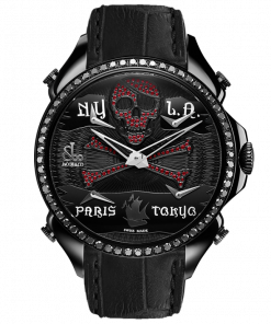 Jacob & Co PALATIAL FIVE TIME ZONE PIRATE BLACK PVD