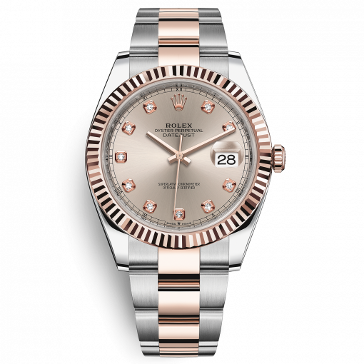 olex Datejust 41mm Everose Gold Oyster 126331