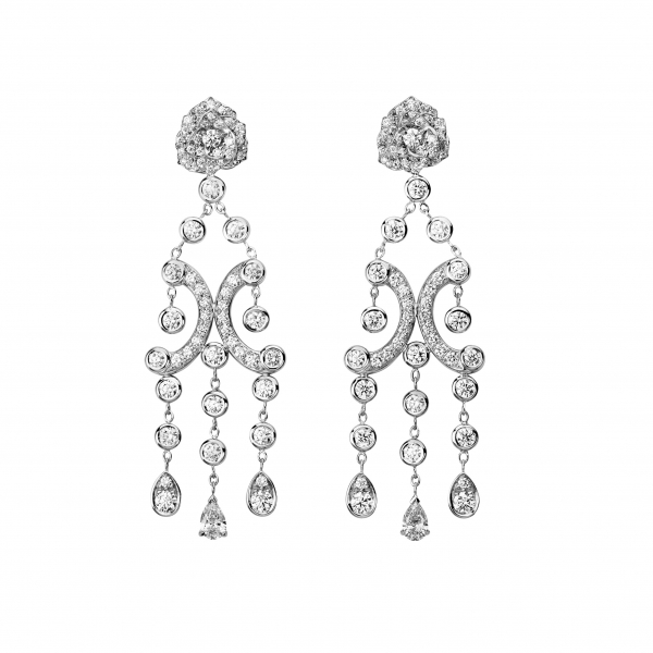 Bông tai White gold diamond earrings G38U0064