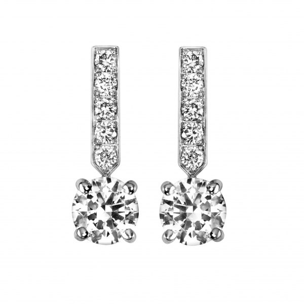 Bông tai White gold diamond earrings G38B0100