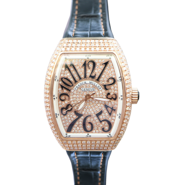 Đồng Hồ Franck Muller V32 Vanguard Rose Gold Diamond.