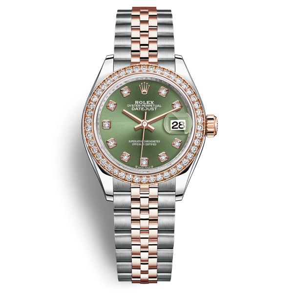 Đồng Hồ Rolex Oyster Perpetual Lady-Datejust 28mm 279381-00007 dây đeo Jubilee