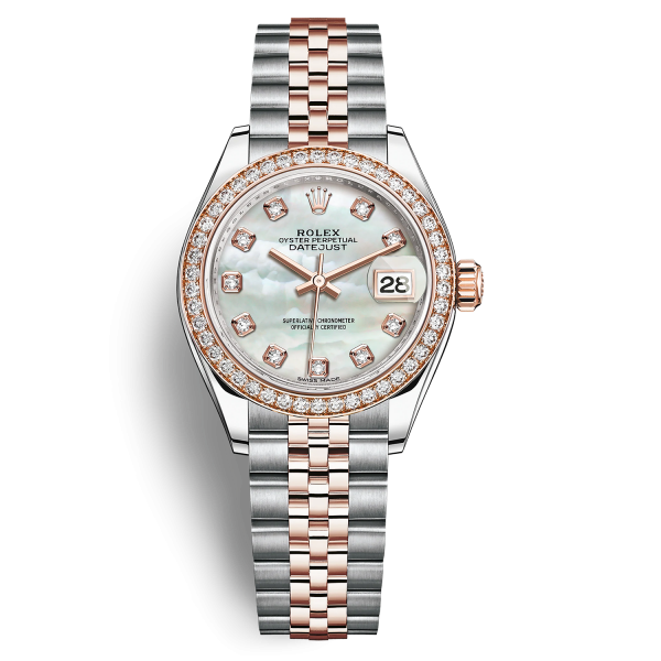 Đồng Hồ Rolex Oyster Perpetual Lady-Datejust 28mm 279381-0013 dây đeo Jubilee