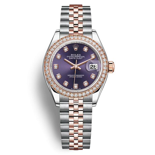 Đồng Hồ Rolex Oyster Perpetual Lady-Datejust 28mm 279381-0015 dây đeo Jubilee