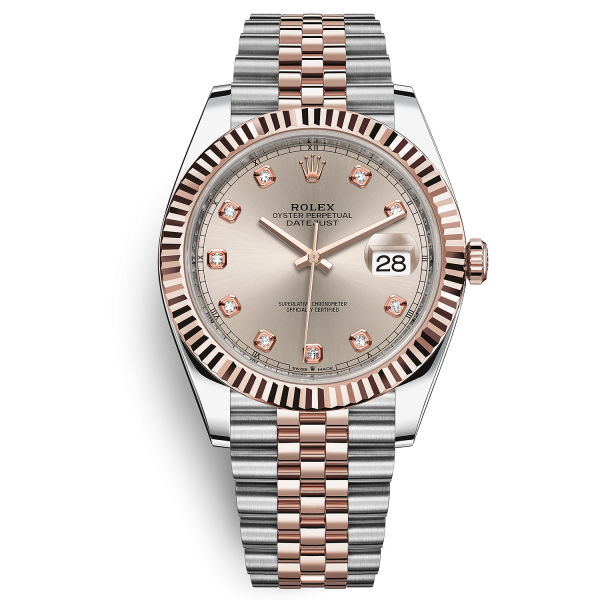 Đồng Hồ Rolex Datejust 41mm Everose Gold 126331 dây Jubilee