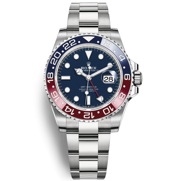 Đồng Hồ Rolex Oyster Perpetual GMT Master II 40mm 126719 BLRO chất liệu Vàng trắng