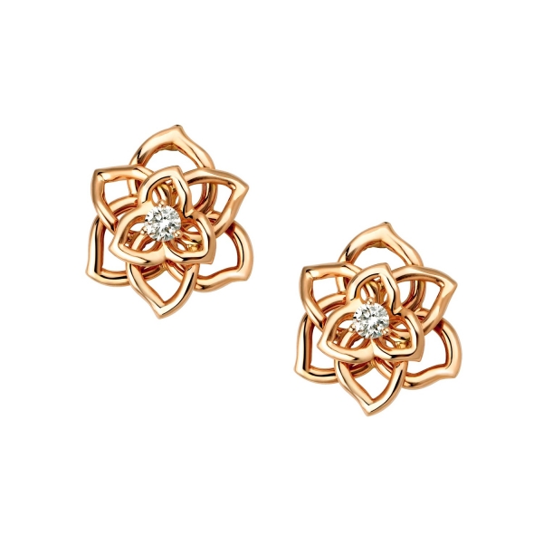 Bông tai Piaget Rose Dimond Earrings G38u0035