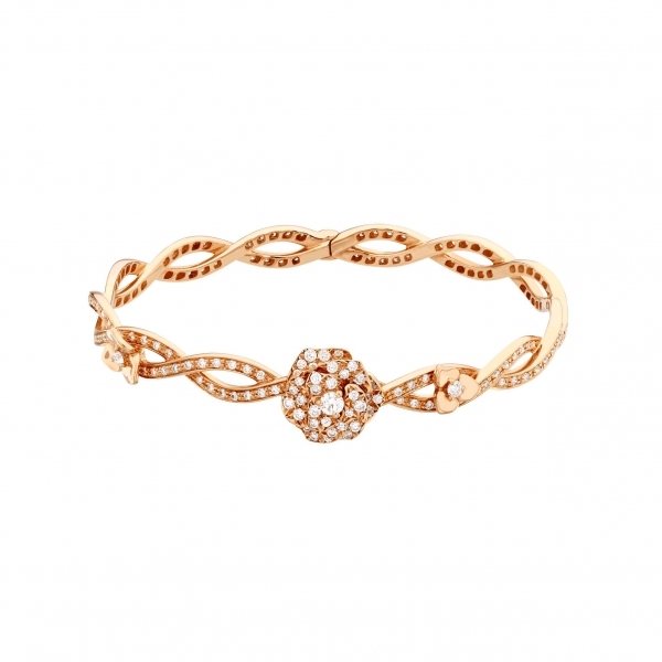 Lắc tay Piaget Rose gold diamond bracelet G36U5100