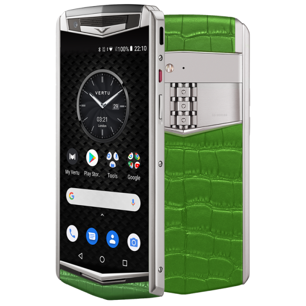 VERTU ASTER P GREEN ALLIGATOR