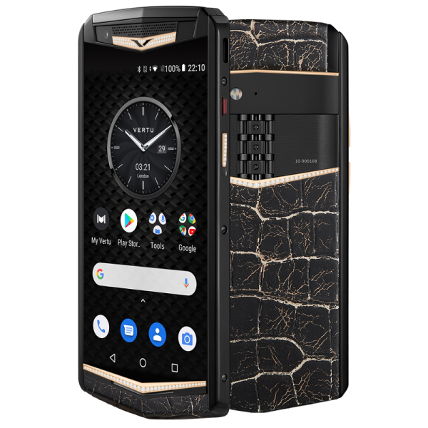 VERTU ASTER P GOLD DIAMONDS ALLIGATOR