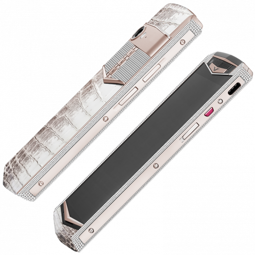 Vertu Aster P Rococo Himalaya Rose Gold Diamonds