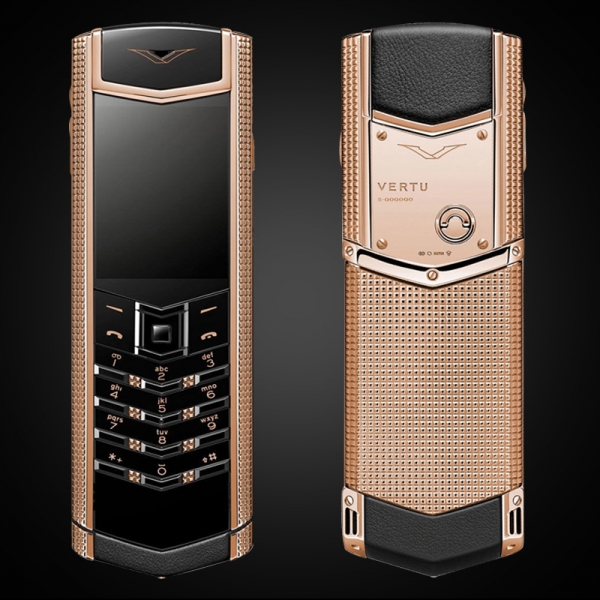 Vertu Signature S Clous de Paris Rose Gold  Bespoke