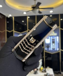 Vertu Signature S Bespoke Yellow Gold Full Diamonds