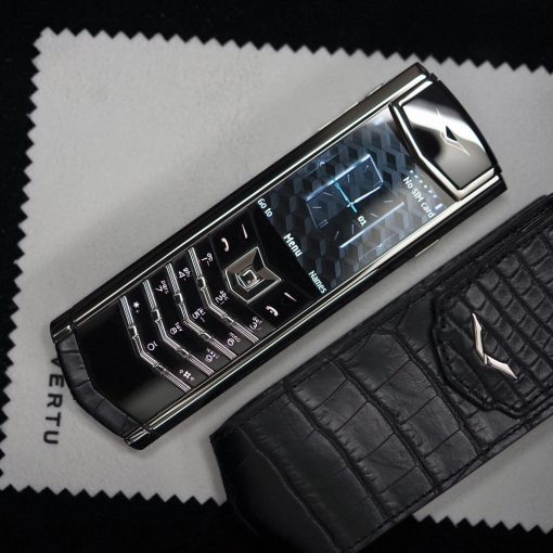 Vertu Signature S Black Alligator