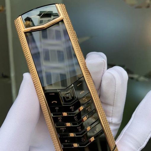 Vertu Signature S Clous de Paris Rose Gold Bespoke